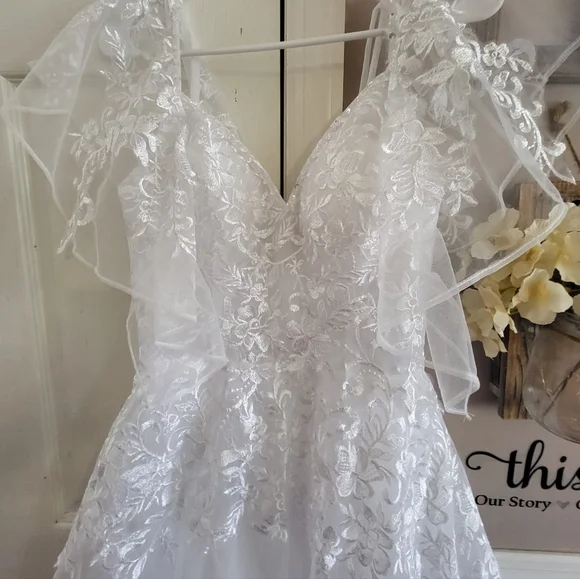 Amazon | Dresses | Wedding Dress New Size 4 | Poshmark